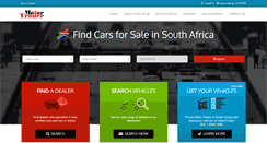 Desktop Screenshot of motortrader.co.za