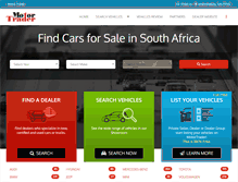 Tablet Screenshot of motortrader.co.za